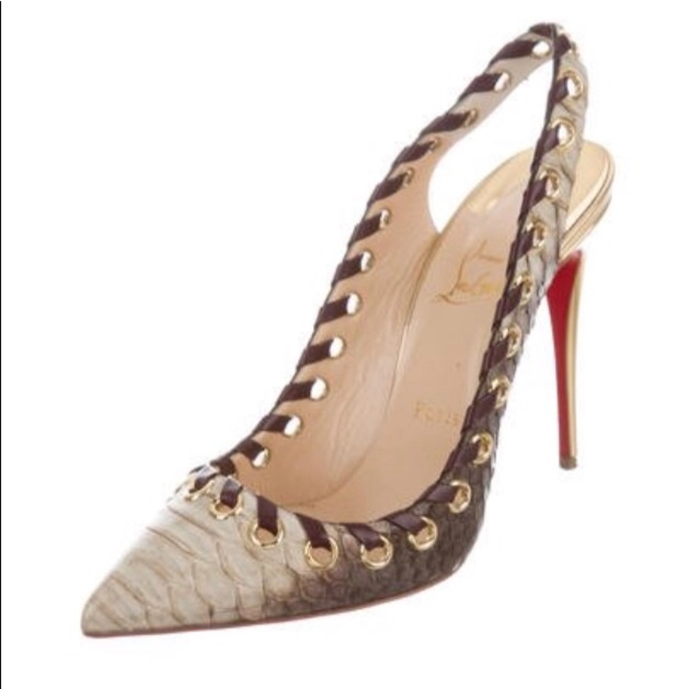 Beautiful Louboutin sling backs